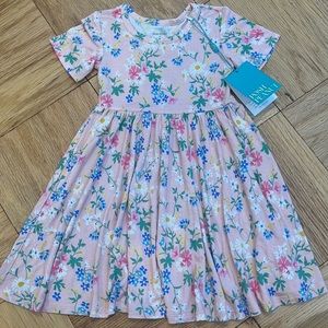 Posh Peanut Short Sleeve Twirl Dress